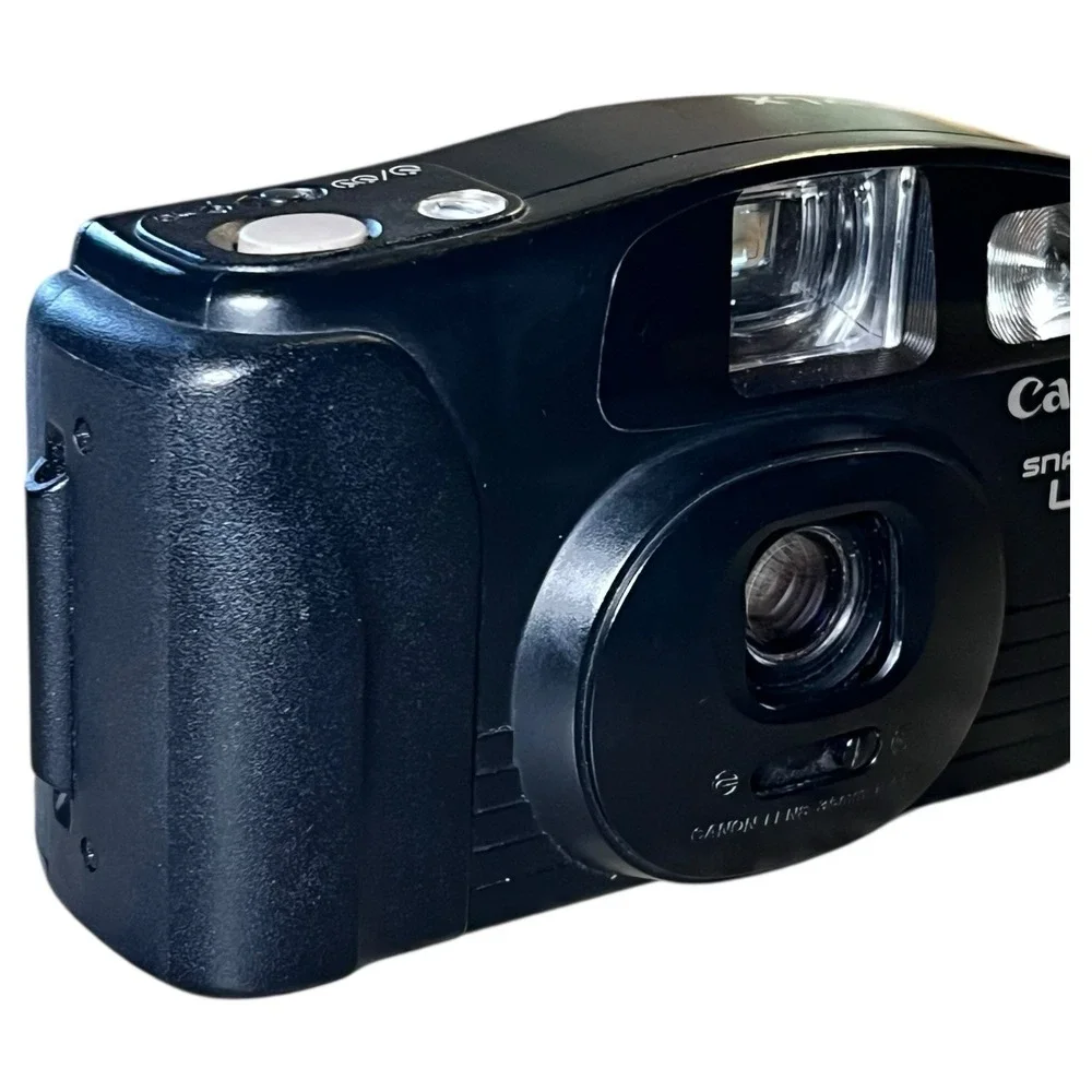 Canon Snappy LX 35mm Point & Shoot Film Camera Black Works - Picture 5 of 13